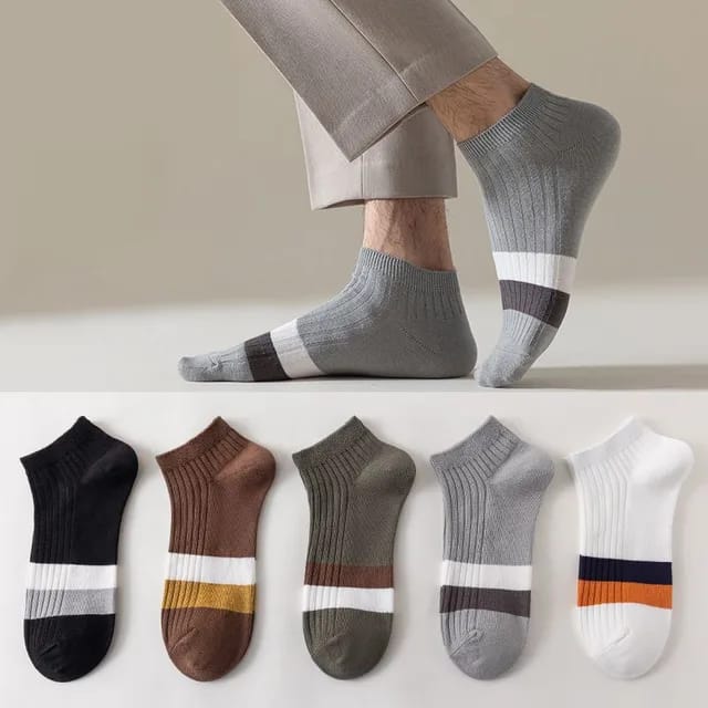 Spring Summer polyester men's socks